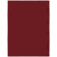 thumbnail image 1 of Ottomanson Solid Indoor Doormat 2'3" x 3' - Non Slip Low Pile Area Rug for Entryway, Red, 1 of 11