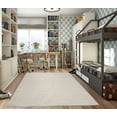 thumbnail image 1 of Ottomanson Solid Contemporary Area Rug, 7'10" x 9'10", Off-White, 1 of 11