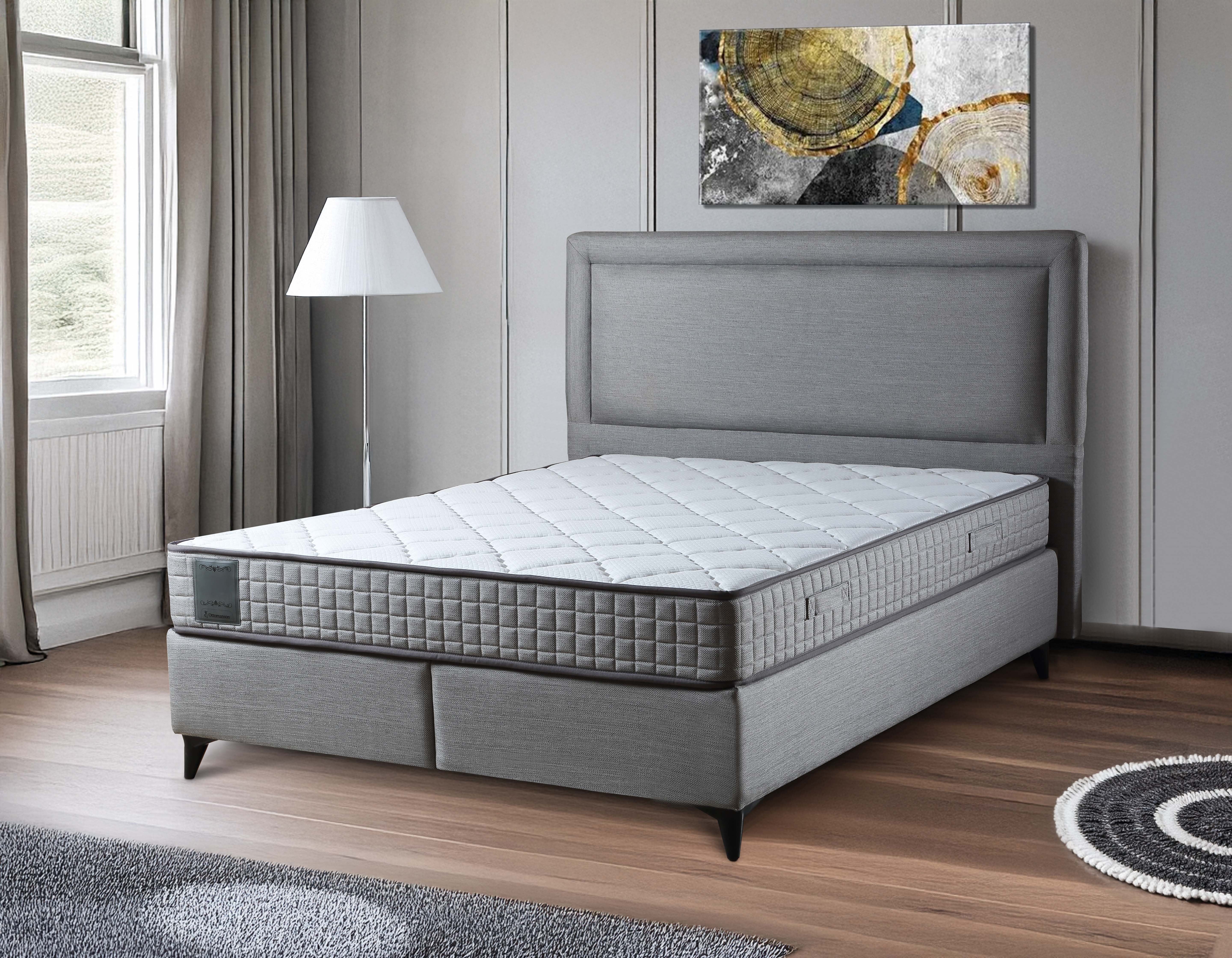 Ottomanson Twin 8" Medium-Firm Hybrid Mattress for Young Adults, Durable & Comfort, CertiPUR-US, Bed in a Box