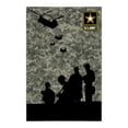 thumbnail image 1 of Ottomanson US ARMY Soldier Camouflage Non-Slip Rubberback 3x5 Machine Washable Area Rug, 3'3" x 5', Camo, 1 of 8