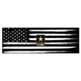 thumbnail image 1 of Ottomanson US ARMY USA Flag Machine Washable Non-Slip Rubberback 2x5 Runner Rug, 20"x 59", Black/White, 1 of 8
