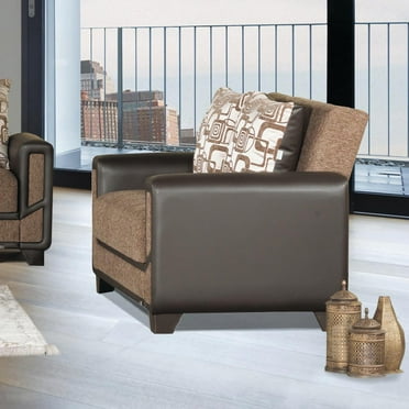 Ottomanson Ultimate Sleeper Loveseat, Brown Chenille