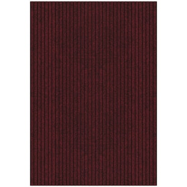 Ottomanson Utility Mat Waterproof Non-Slip Rubberback 2x3 Indoor Area Rug for Entryway, 2' x 3', Red