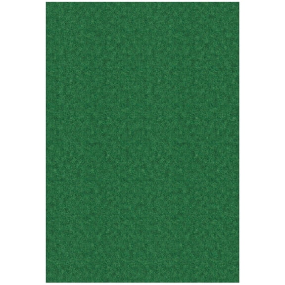 Ottomanson Non-Slip Area Rug for Entryway 2' x 3' Indoor/Outdoor Custom Size Kitchen Utility Mat, Green