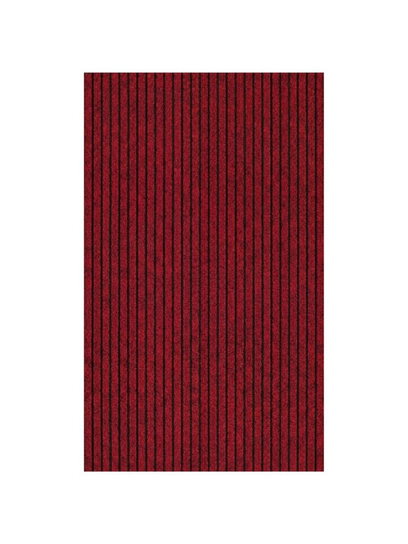 2'7" x 4' Non-Slip Entryway Rug, Waterproof Front Door Mat, Dirt Trapper, Low Profile, Red