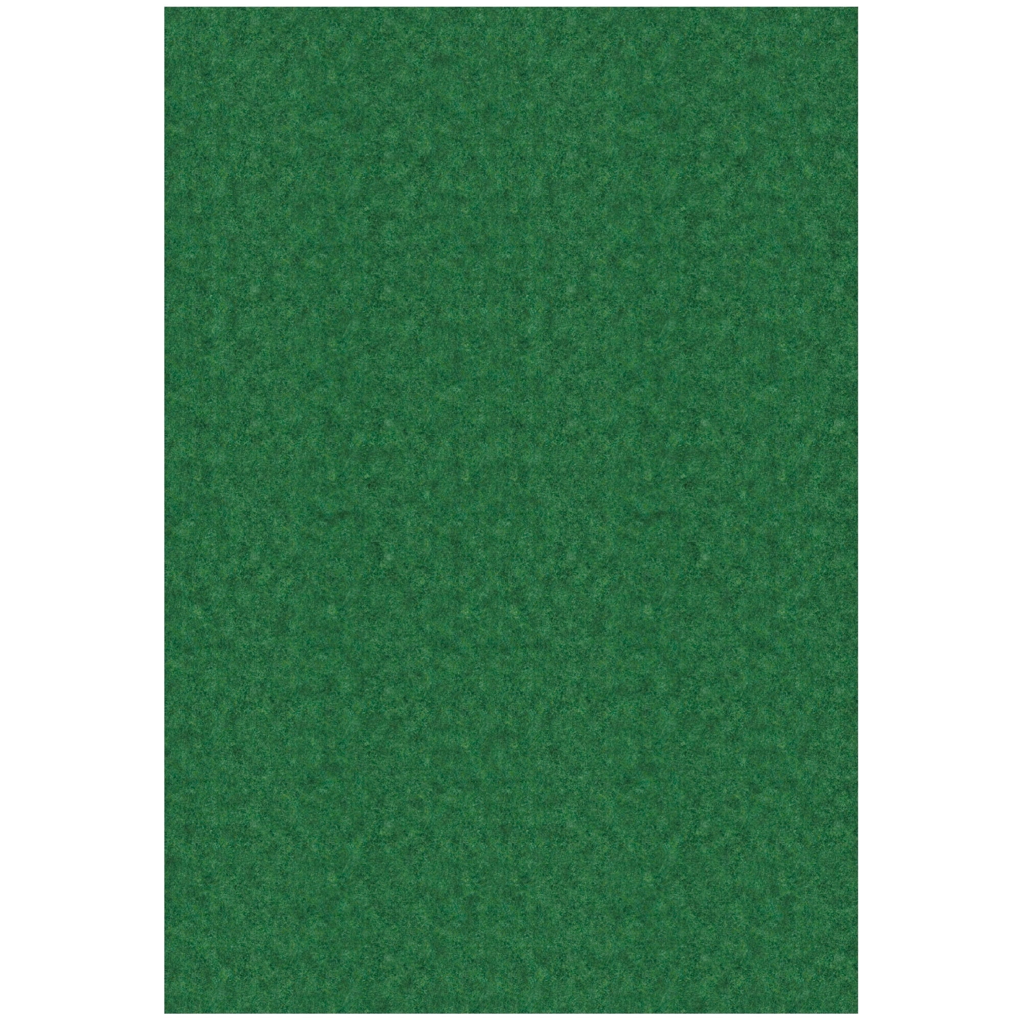 Ottomanson Non-Slip Area Rug for Entryway 2'7" x 5' Indoor/Outdoor Custom Size Kitchen Utility Mat, Green