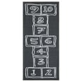 thumbnail image 1 of Ottomanson Washable Flatweave Kids Hopscotch 3x6 Play Mat Area Rug, 2'7" x 6', Grey, 1 of 11