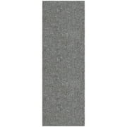 Ottomanson Non-Slip Hallway Runner Rug 20" x 59" Stain-Resistant Low Pile Carpet for Kitchen, Gray