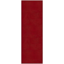 Ottomanson Hallway Runner Rug 2x5 Non-Slip Rug for Kitchen Bedroom Entryway, 20" x 59", Red