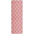 thumbnail image 1 of Ottomanson Non-Slip Hallway Runner Rug 20" x 59" Perfect for High Traffic Areas, Pink Trellis, 1 of 8