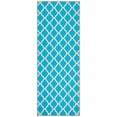 thumbnail image 1 of Ottomanson Non-Slip Hallway Runner Rug 2'2" x 6' Perfect for High Traffic Areas, Blue Trellis, 1 of 8