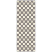 Ottomanson Non-Slip Hallway Runner Rug 2'2" x 6' Perfect for High Traffic Areas, Gray Trellis