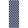 thumbnail image 1 of Ottomanson Non-Slip Hallway Runner Rug 2'2" x 6' Perfect for High Traffic Areas, Navy Trellis, 1 of 13