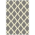 thumbnail image 1 of Ottomanson Washable Non-Slip Rubberback Moroccan Trellis 3x5 Area Rug For Living Room, 3'3" x 5', Gray, 1 of 11