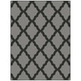 thumbnail image 1 of Ottomanson Trellis Area Rug 5' x 6'6" - Non Slip Low Pile Carpet, Dark Gray, 1 of 8