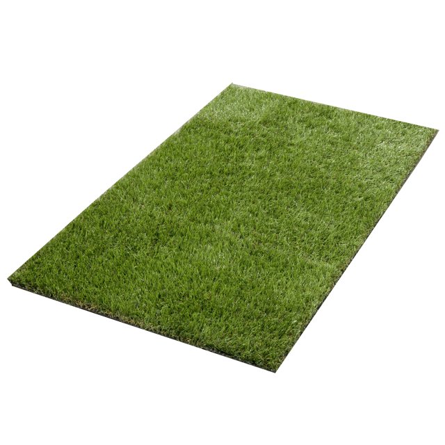 Ottomanson Waterproof 2x3 Indoor/Outdoor Artificial Grass Rug for