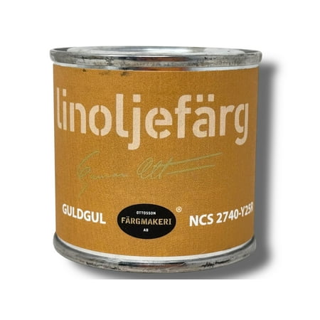 Ottosson - Swedish Linseed Oil Paint - ( Golden Yellow - Sample Size 100ml )