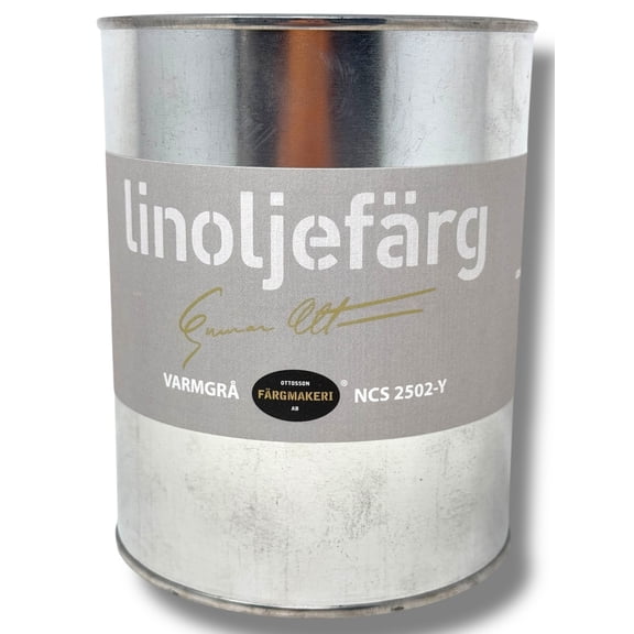Ottosson - Swedish Linseed Oil Paint - ( Warm Grey 1 Liter )