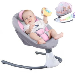 TEAYINGDE Baby Swing for Infants - Motorized Swing with Music Speaker and  Remote Control - 12 Lullabies - Khaki 