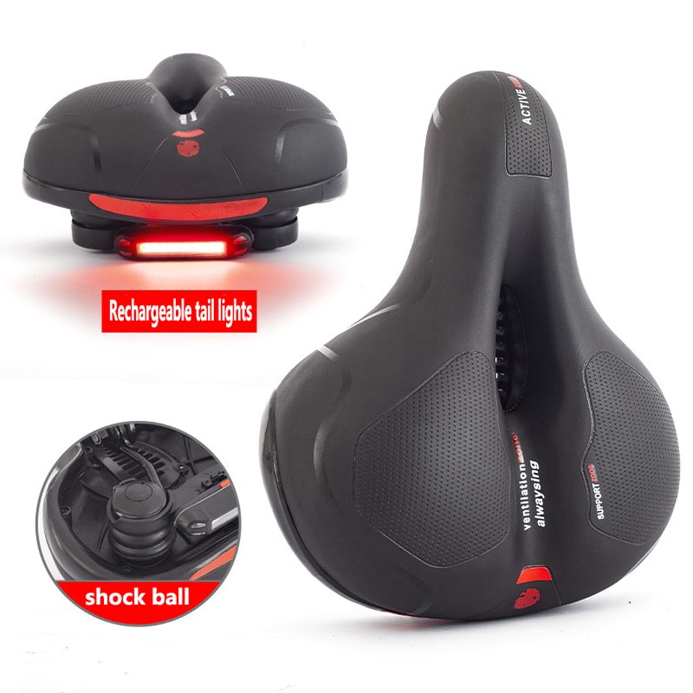 Oture Extra Wide Comfort Saddle Bicycle Seat Pad Soft Padded Mountain