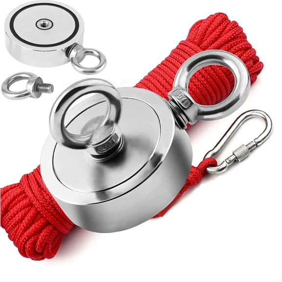 Oture Fishing Magnet Kit, 2.36 to 5 in Magnetic Sweeper