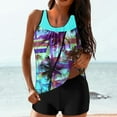 thumbnail image 1 of Otvok Womens Swimsuit Set Fashionable Sports Two-Piece Swimsuits Vest With Shorts, 1 of 6