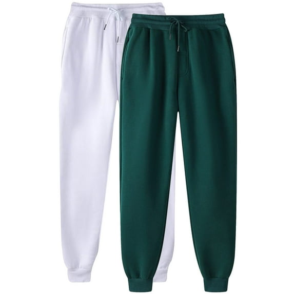 Otvok 2Pcs Womens Casual Sweatpants Oversized Loose Fit Loungewear Pants Sportswear Outerwear Cuffed Leggings