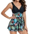 thumbnail image 1 of Otvok Blouson Tankini Swimsuits for Women 2 Piece Bathing Suits with Boyshorts Modest Tummy Control Swimwear XL Multicolor, 1 of 6