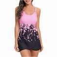thumbnail image 1 of Otvok Blouson Tankini Swimsuits for Women 2 Piece Bathing Suits with Boyshorts Modest Tummy Control Swimwear XXL Pink, 1 of 6