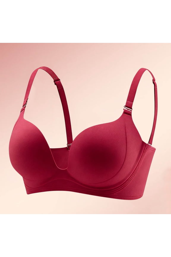 Otvok Bras for Women, Woman Plus Size Thin Bra Without Rims Comfortable Breathable Underwear Daily Bras