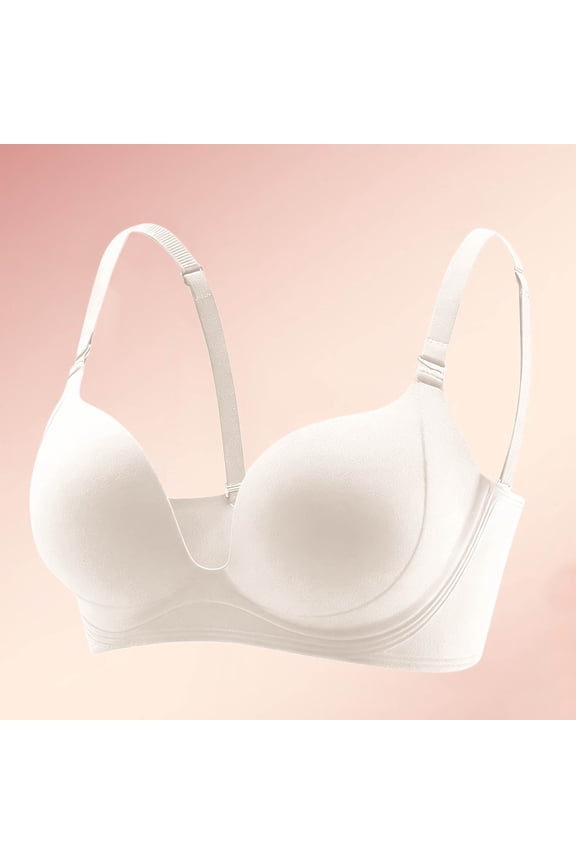 Bras for Women, Woman Plus Size Thin Bra Without Rims Comfortable Breathable Underwear Daily Bras