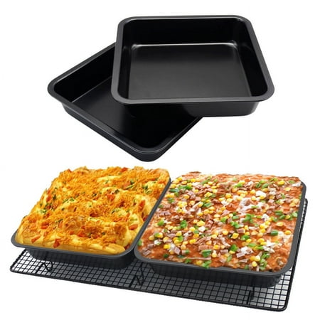 Otvok Clearance Deals Mini Square Cake Pan 8 Inch Cake Baking Pan Non-Stick Bakeware Cake Make Pan