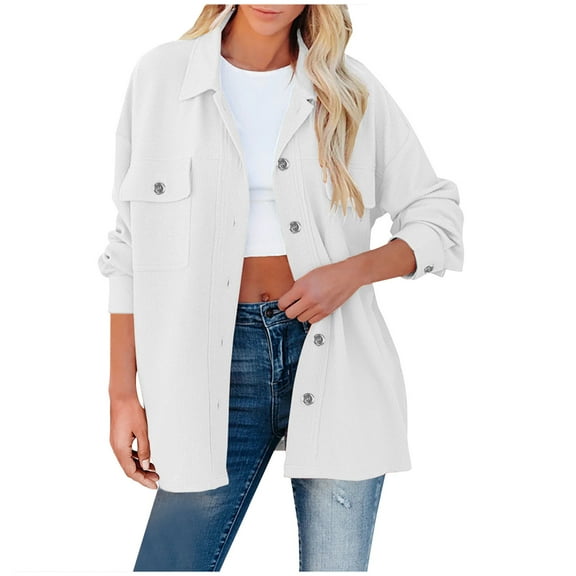 Otvok Fashion Women Casual Pockets Sleeve Casual Solid Coat Cardigan Blouse
