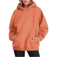 thumbnail image 1 of Otvok Fleece Sweatshirts for Women's Oversized Hoodies Casual Long Sleeve Pullover Sweaters Teen Girls Preppy Clothes, 1 of 6