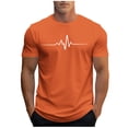 thumbnail image 1 of Otvok Men's Round Neck T Shirts Sports Regular Tees Short Sleeve Summer Basic Tops, 1 of 5