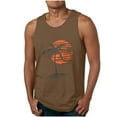 thumbnail image 1 of Otvok Mens Sports Fitness Sunset Print Sleeveless Tank Tops T-Shirt, 1 of 6