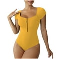 thumbnail image 1 of Otvok One Piece Swimsuits for Women Ladies Sexy Shaping Solid Color Swimwear Sexy Bathing Suit Beachwear, 1 of 6