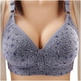 thumbnail image 1 of Otvok Plus Size Bras for Women Support Wirefree Full Coverage Bralettes Comfortable No Wire Push Up Corset Bra, 1 of 3