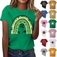 thumbnail image 1 of Otvok Summer Patricks Blouses Women'S St. Patrick'S Day Short-Sleeve Round-Neck Pullover Casual Tops, 1 of 6