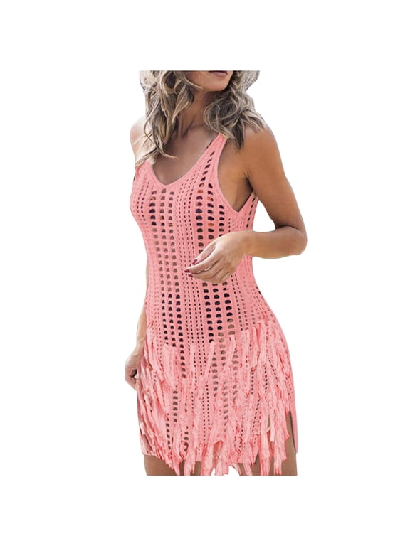 Swimsuit Cover Ups for Women Loose Beach Bikini Bathing Suit Sun Protection Swimwear Cover-Up