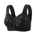 thumbnail image 1 of Otvok Womans Black Bras Plus Size Comfortable Lace Breathable Bra Underwear No Rims, 1 of 5
