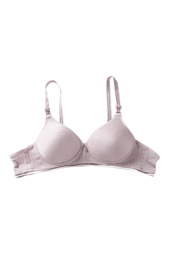 Women Blissful Wireless Bra Deep Cup High Support Brassiere Convertible Straps Bras Concealing Full-Coverage Bralettes