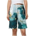 thumbnail image 1 of Otvok Women Home Shorts Printed Casual Elastic Waistband Drawstring and Side Pockets Pants, 1 of 6
