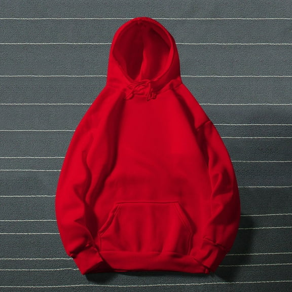 Otvok Women's Casual Hoodies Long Sleeve Solid Lightweight Pullover Tops Loose Sweatshirt with Pocket,Womens Hooded Sweatshirt