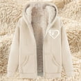thumbnail image 1 of Otvok Women's Fleece Lined Zip Up Hoodie Jacket Cozy Warm Sweatshirt, 1 of 6