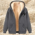 thumbnail image 1 of Otvok Women's Fleece Lined Zip Up Hoodie Jacket Cozy Warm Sweatshirt, 1 of 6