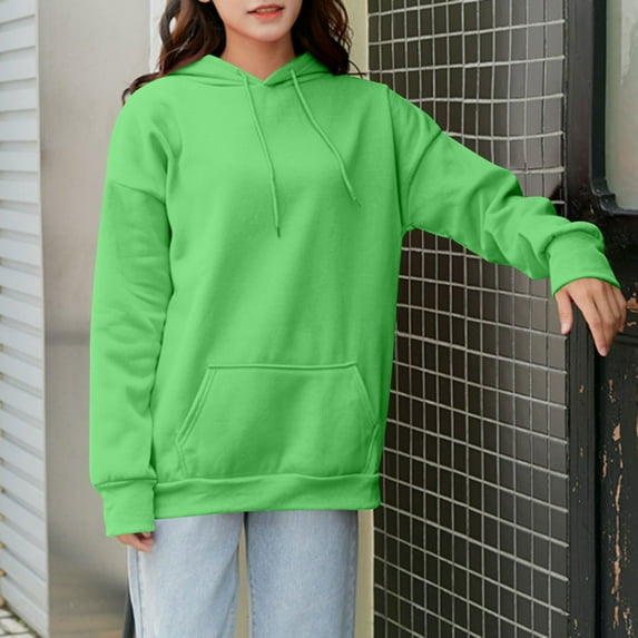 Otvok Women's Sweatshirt,Womens Oversized Hoodies Fleece Sweatshirts Long Sleeve Pullover with Pocket Fall Winter