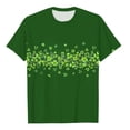 thumbnail image 1 of Otvok Womens Casual St. Patrick'S Day Printed T-Shirt Round Neck Short Sleeve Tops, 1 of 6