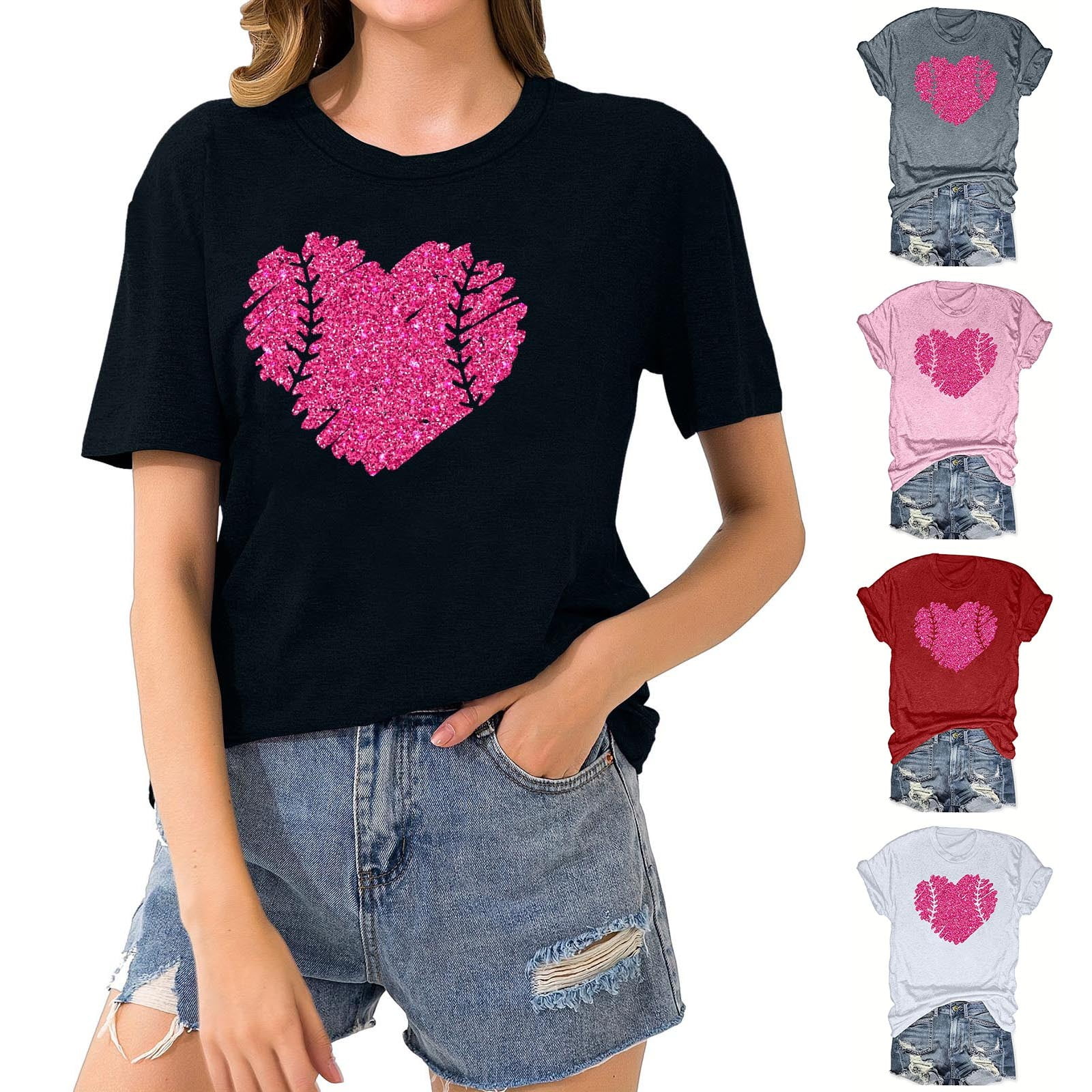 Round Neck Drop Shoulder Sports Top