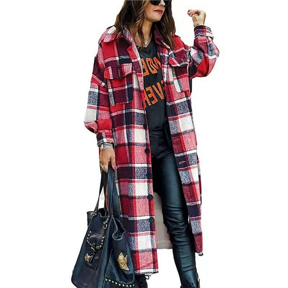 Otvok Womens Coats Plus Size Winter Jackets Windbreaker Outerwear With Pocket